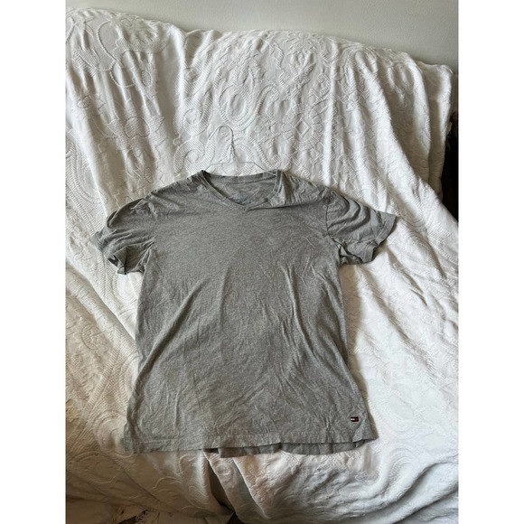 Tommy Hilfiger Gray T-Shirt Mens M - Picture 1 of 4